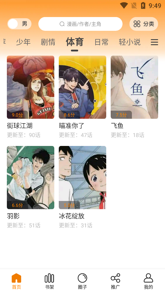 68漫画免费版